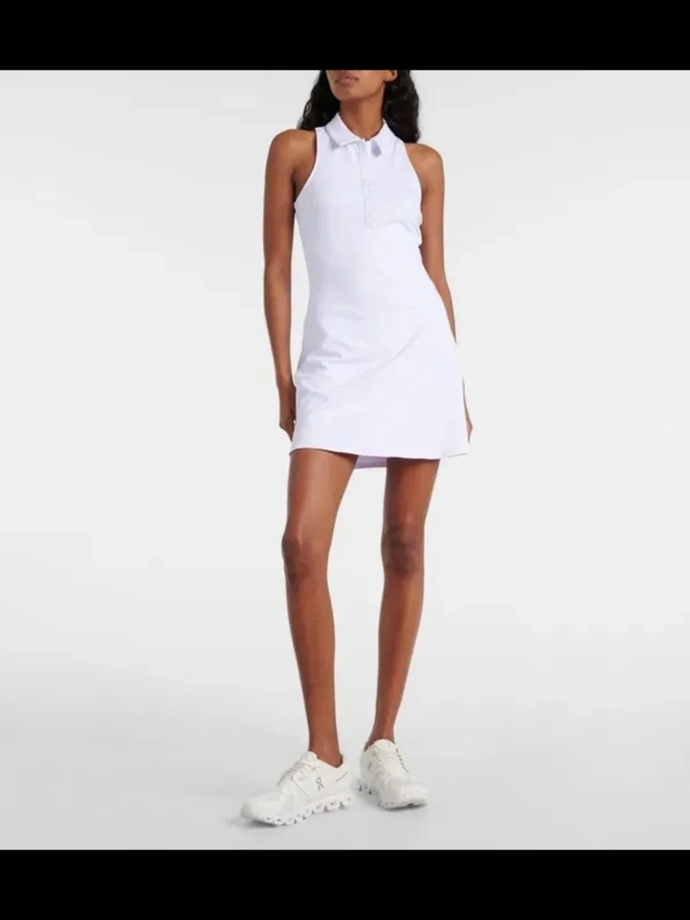 Alo Sleeveless White Tank Dress